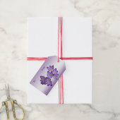 Lila Crocus Pack mit Geschenkartikeln Geschenkanhänger (Mit Garn)