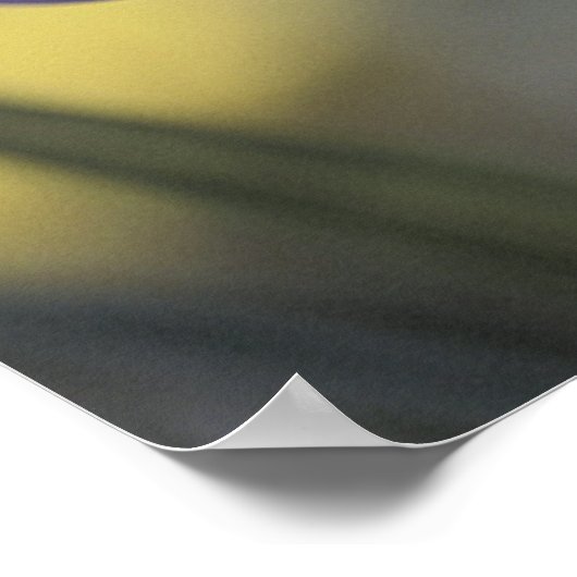 Lila Crocus-Poster Poster (Ecke)