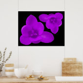 Lila Crocus Print Poster (Küche)