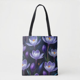 Lila Crocus Tasche