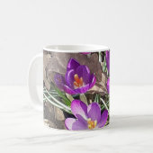 Lila Crocus Tasse (Vorderseite Links)