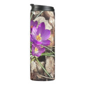 Lila Crocus Thermosbecher (Nach rechts gedreht)