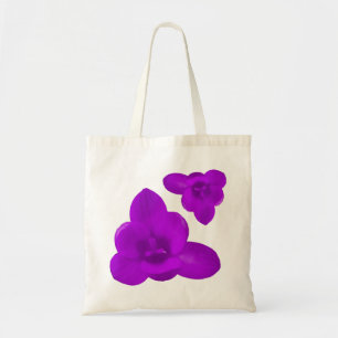 Lila Crocus Tragetasche
