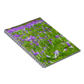 Lila Crocuses Blume Notebook Notizblock (Rechte Seite)