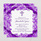 Lila Cross First Kommune Einladung (Vorne/Hinten)