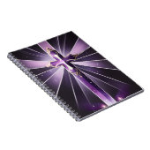 Lila Cross-Journal Notizblock (Rechte Seite)