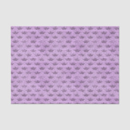 Lila Crown Vintag Collage Seidenpapier