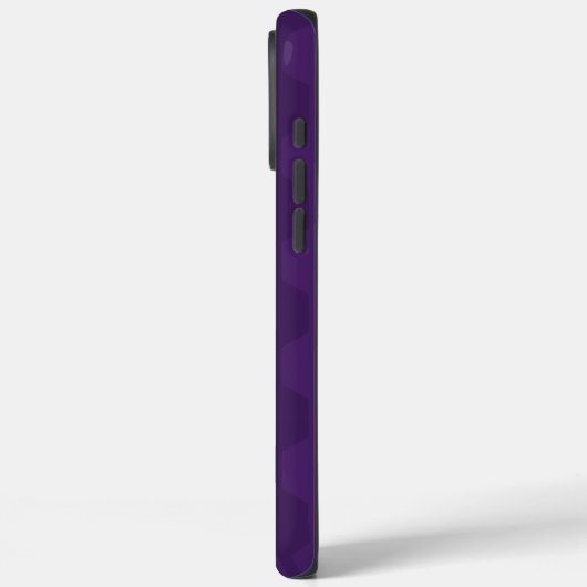 Lila Cube Lines iPhone Case (Rückseite / Links)