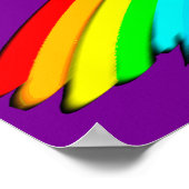 LILA CUSTOM WENIG, ABER FIERCE SKATEN POSTER (Ecke)