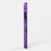 Lila Cyberschalttafel Tech Art Electronics Case-Mate iPhone Hülle (Hinten/Rechts)