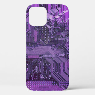 Lila Cyberschalttafel Tech Art Electronics Case-Mate iPhone Hülle