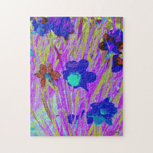 'Lila Daffodils' Jigsaw Puzzle (Vertikal)