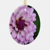 Lila Dahlia Blume Blüten Weihnachtsschmuck (Rechts)