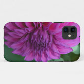Lila Dahlia-Blume Case-Mate iPhone Hülle (Rückseite (Horizontal))