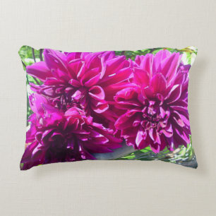 Lila Dahlia Blume Kissen
