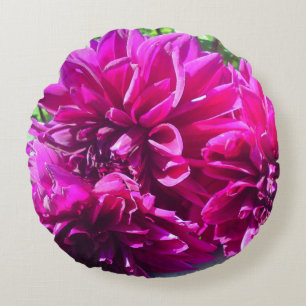 Lila Dahlia Blume Kissen