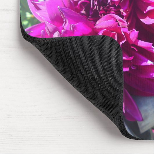 Lila Dahlia Blume Mouse Pad Mousepad (Ecke)