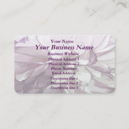 Lila Dahlia Design Business Card Visitenkarte