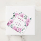 Lila Dahlia Eukalyptus Botanisches Brautparty Geschenkanhänger (Beispiel)