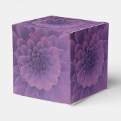 Lila Dahlia Geschenkschachtel (Rückseite)