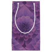 Lila Dahlia Kleine Geschenktüte (Vorderseite)