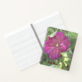 Lila Dahlia Notebook Journal Notizblock (Innenseite)