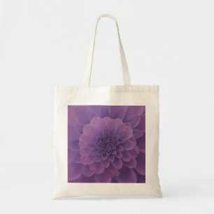 Lila Dahlia Tragetasche