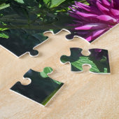 Lila Dahliengarten Puzzle (Seite)