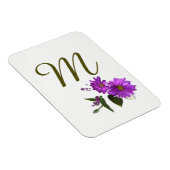 Lila Daisies Design Magnet (Rechte Seite)