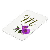 Lila Daisies Design Magnet (Linke Seite)
