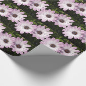 Lila Daisies Geschenkpapier (Ecke)