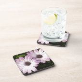 Lila Daisies Getränkeuntersetzer (Rechte Seite)