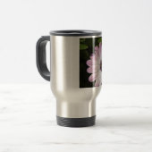 Lila Daisies Reisebecher (Vorderseite Links)