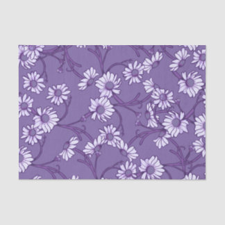 Lila Daisies Seidenpapier
