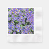 Lila Daisies Serviette (Vorderseite)