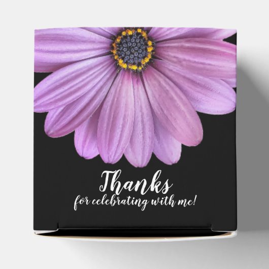 Lila Daisy 2"-Gastgeschenk-Box Geschenkschachtel (Oben)