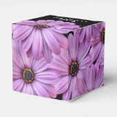 Lila Daisy 2"-Gastgeschenk-Box Geschenkschachtel (Rückseite)