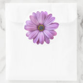 Lila Daisy auf White Stickers (Tasche)