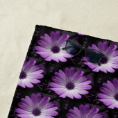 Lila Daisy Blume Badtuch Strandtuch (Beispiel)