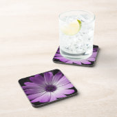 Lila Daisy Blume Cork Untersetzer (Rechte Seite)
