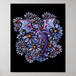 Lila Daisy Blume Dragon Poster