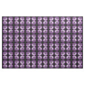 Lila Daisy-Blume Gemustertes Floßgeflecht Stoff (Yard (91,4 cm))