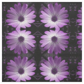 Lila Daisy-Blume Gemustertes Floßgeflecht Stoff (Muster)