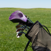 Lila Daisy Blume Golf Driver Cover Headcover (In SItu)