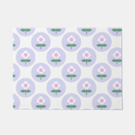 Lila Daisy Blume Housewarming Fun Geschenk Fußmatte