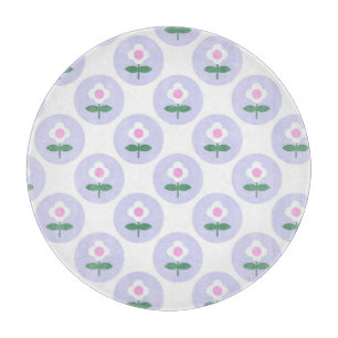Lila Daisy Blume Kinderdusche im Bloom Party Schneidebrett
