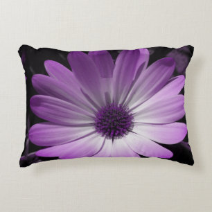 Lila Daisy Blume Kissen