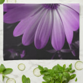 Lila Daisy Blume Küchentücher (Gefaltet)