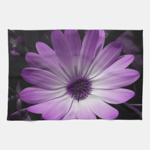 Lila Daisy Blume Küchentücher