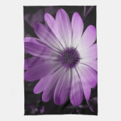 Lila Daisy Blume Küchentücher (Vertikal)